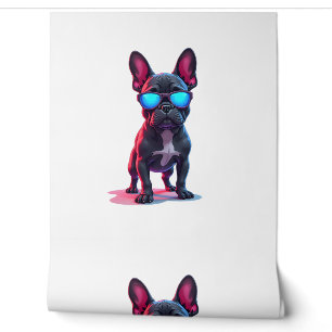 French Bulldog SciFi Wearing Cool Sunglasses Wallpaper