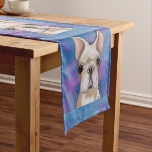 FRENCH BULLDOG        SHORT TABLE RUNNER