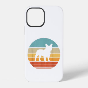 French Bulldog Silhouette 60s 70s Gift Dog Lover iPhone 12 Case