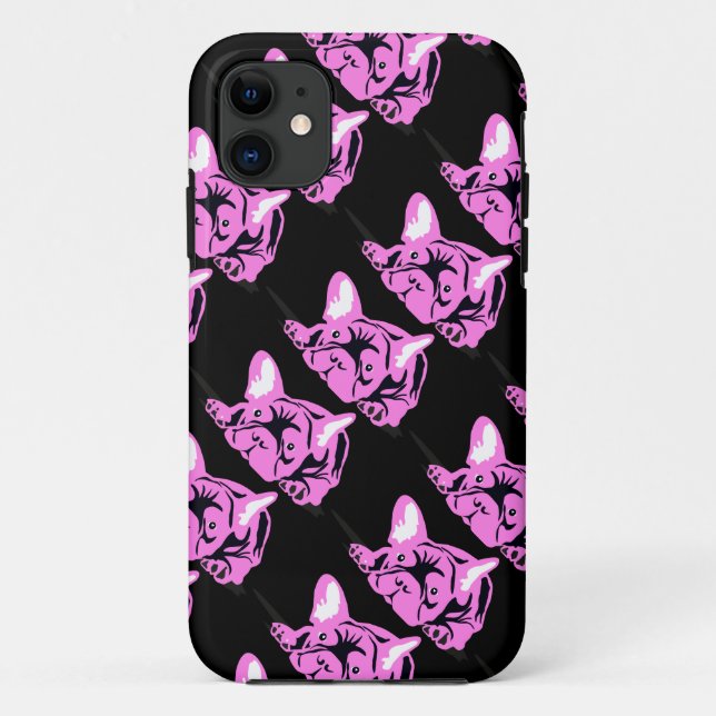 French Bulldog Silhouette Case-Mate iPhone Case (Back)