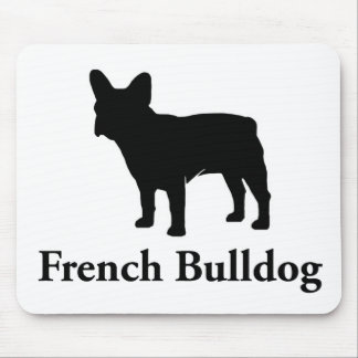 French Bulldog Silhouette Mouse Pad