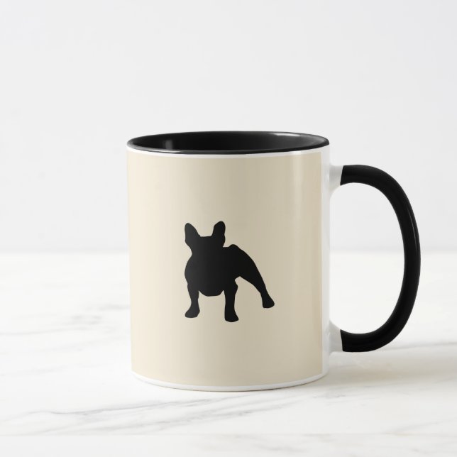 French Bulldog Silhouette Mug (Right)