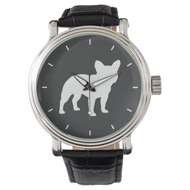 French Bulldog Silhouette Watch (Front)