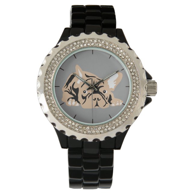 French Bulldog Silhouette Watch (Front)