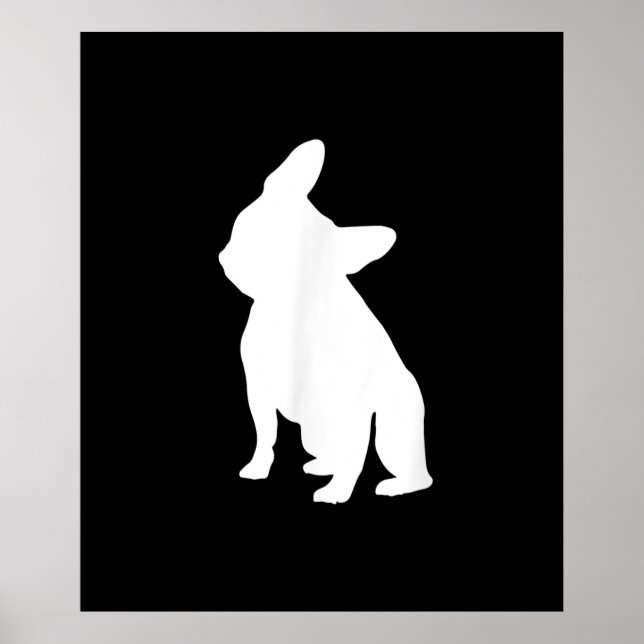 french bulldog simple | frenchie cute gift poster (Front)