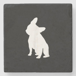 french bulldog simple frenchie cute gift stone coaster