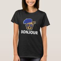 French Bulldog Squad Bonjour  Dog  Quote
