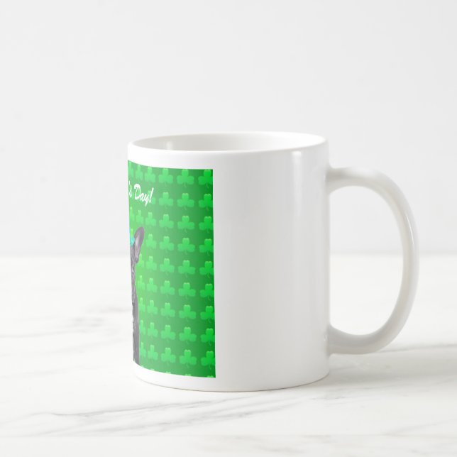 French Bulldog St Patrick's Day Coffee Mug (Right)