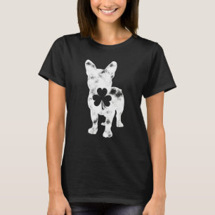 French Bulldog St Patricks Day Men Women Shamrock  T-Shirt