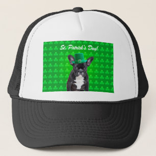 French Bulldog St Patrick's Day Trucker Hat