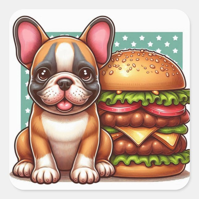 French Bulldog Sticker (Front)
