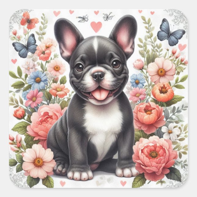 French Bulldog Sticker (Front)