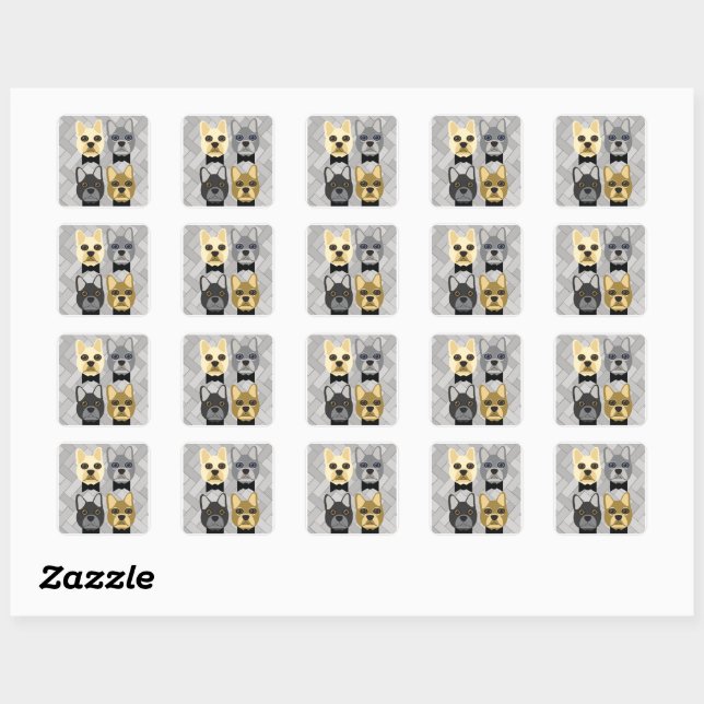 French Bulldog Stickers (Sheet)