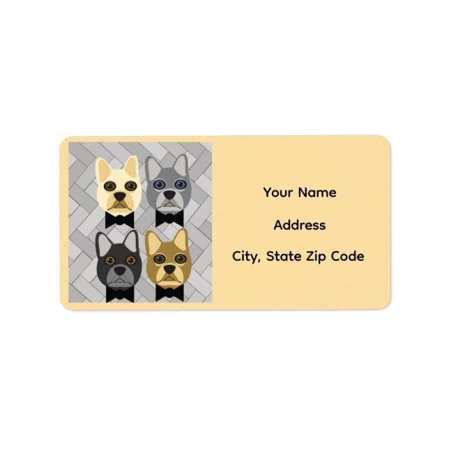 French Bulldog Stickers (Front)