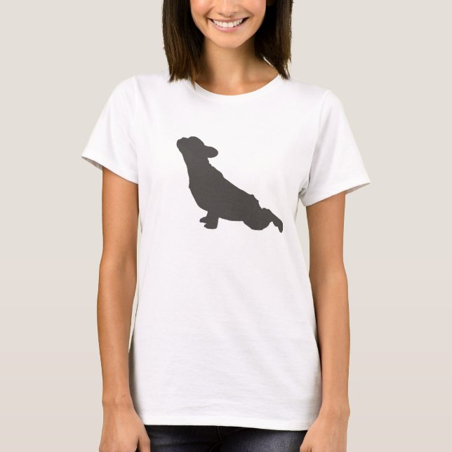 French Bulldog Stretching T-Shirt (Front)