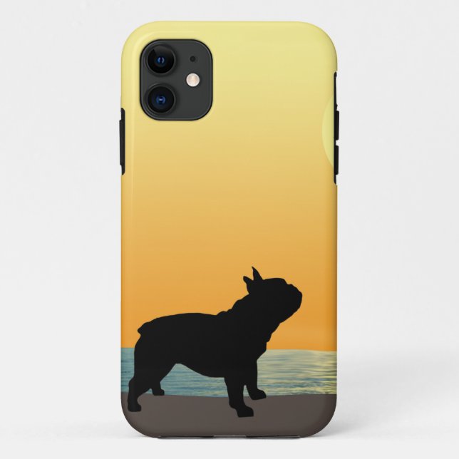 French Bulldog Surfside Sunset Case-Mate iPhone Case (Back)