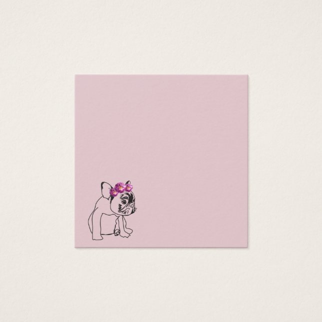 French Bulldog Sweet Art Notes standard (Devant)
