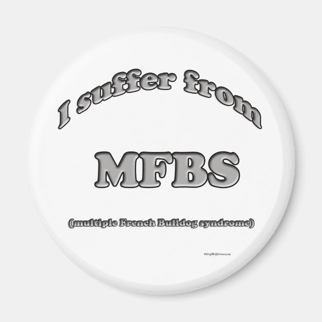French Bulldog Syndrome - Magnet (Front)