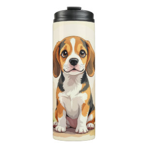 French Bulldog Tan Fawn-Colored Cute Frenchie Dog Thermal Tumbler