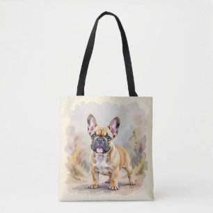French Bulldog Tan Fawn-Coloured Cute Frenchie Dog Tote Bag