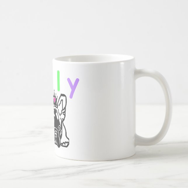 French Bulldog Teacup Coffee Mug (Right)