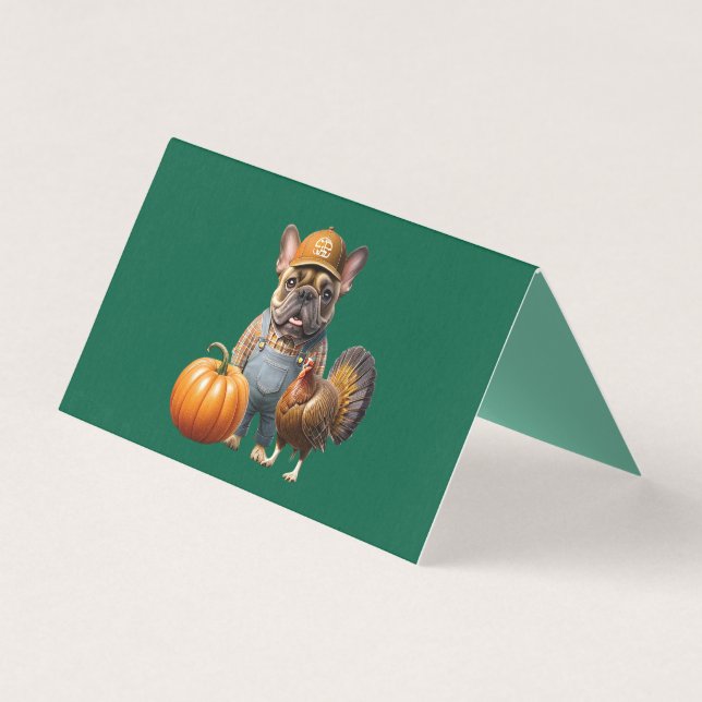 French Bulldog Thanksgiving French Bulldog (Front)