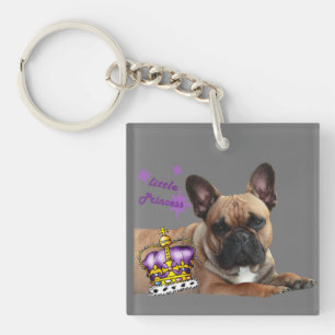 French Bulldog the King Keychain