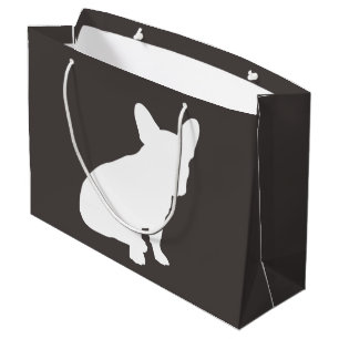 French Bulldog Theme Party - Baby Shower Neutral Large Gift Bag