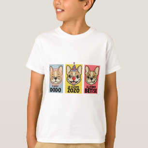 French Bulldog Three Moods T-Shirt