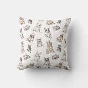 French Bulldog Throw Pillow