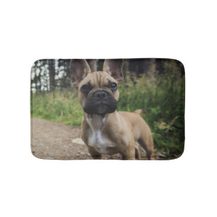French Bulldog Throw Pillow Bath Mat