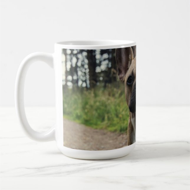 French Bulldog Throw Pillow Coffee Mug (Left)