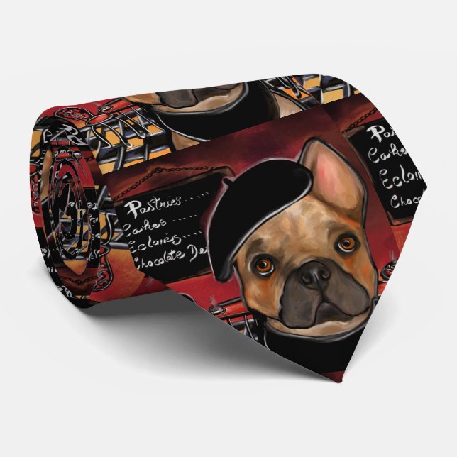 FRENCH BULLDOG      TIE (Rolled)
