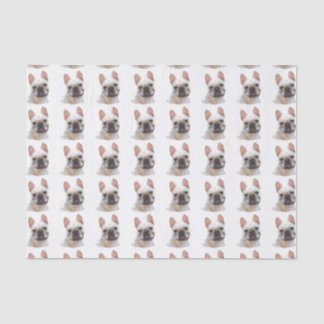 French Bulldog tissue paper