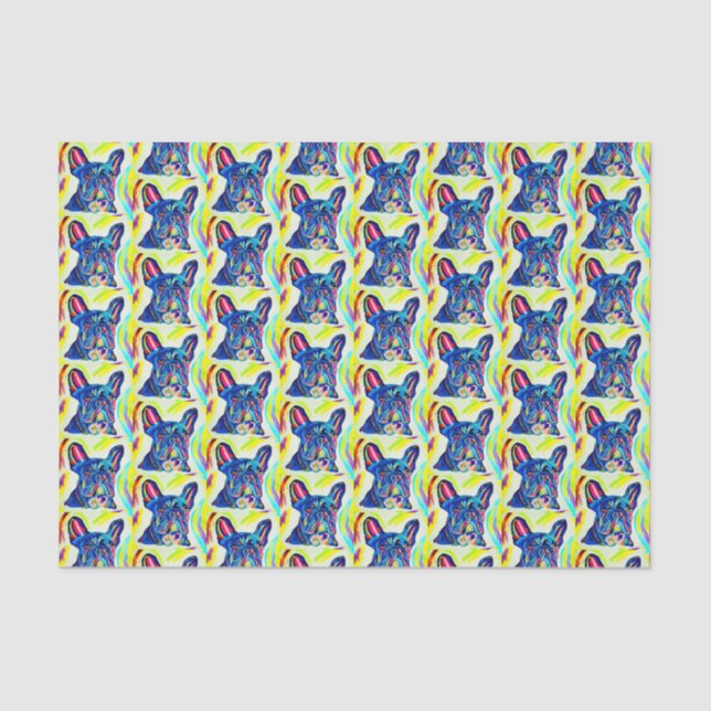 French Bulldog Tissue Paper (Front)