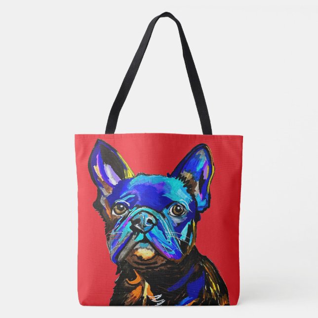 French Bulldog Tote Bag  (Front)
