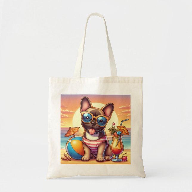 French Bulldog Tote Bag (Front)