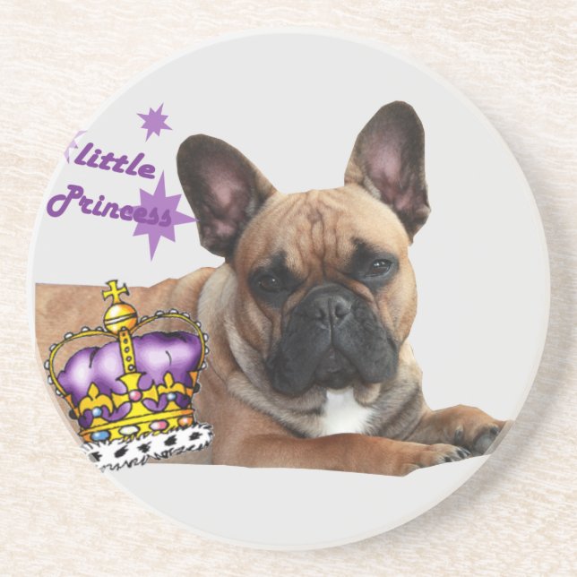 French Bulldog trailer Coaster (Front)