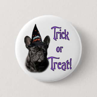 French Bulldog Trick 2 Inch Round Button