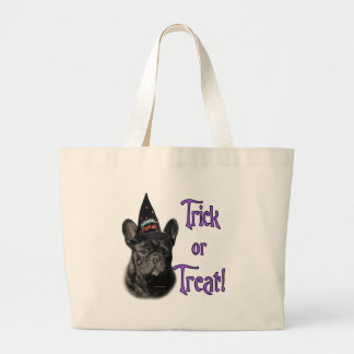 French Bulldog Trick Large Tote Bag