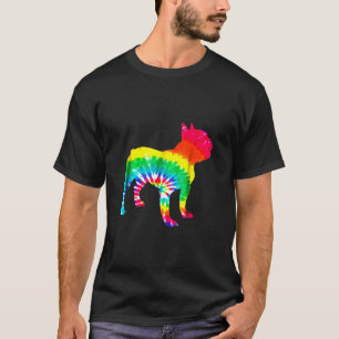 French Bulldog Trippy Hippie Tie Dye T-Shirt