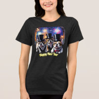 French Bulldog Tuxedo and Top Hat New Year's