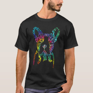 French Bulldog Typography Tie Dye Word Frenchie Do T-Shirt