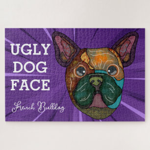 French Bulldog ugly dog face 1000 piece Jigsaw Puzzle