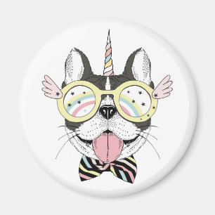 French Bulldog Unicorn Magnet