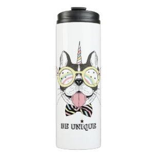 French Bulldog Unicorn Thermal Tumbler