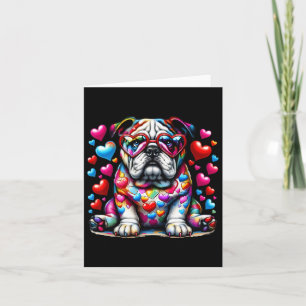 French Bulldog Valentine Bulldog Mom Lover Dogs Card