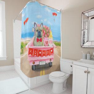 French Bulldog Valentine's Day Truck