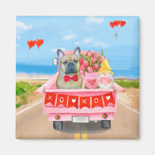 French Bulldog Valentine's Day Truck Magnet