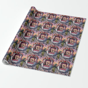 French Bulldog Valentine's Day  Wrapping Paper